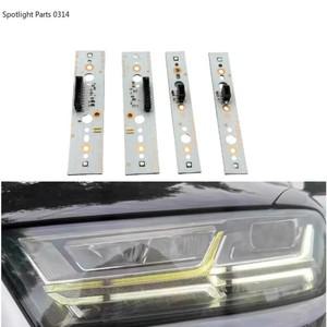 흰색 LED  라이트 보드 DRL 회전 신호 칩 주간 주행 등 모듈 2017-2019 Audi Q7