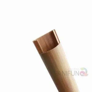 ( )퍼니 전선몰딩 반달 우드 대 2개 전기선커버 전선정리케이스 전선쫄대