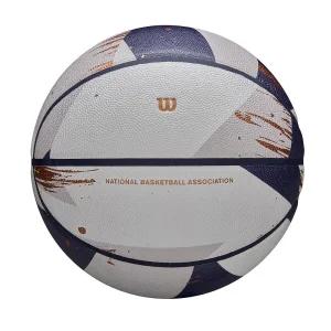 WILSON NBA 샴페인 시리즈 농구 - 화이트/블루/골드 사이즈 17.8-74.9cm(7-29.5인치) 739145