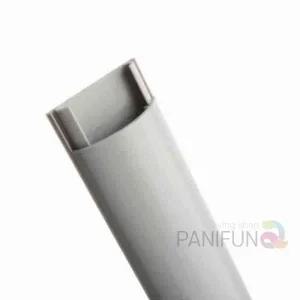 ( )퍼니 전선몰딩 반달 회색 대 2개 케이블몰드 케이블덮개 바닥쫄대