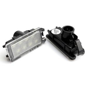 피아트 500  그랜드 체로키 컴패스 패트리어트 닷지 바이퍼 2014-용 2개 LED 번호판등 라이선스 플레이트