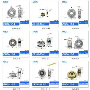 미니 U 그루브 V 라운드 바텀 스틸 베어링 5cm 도르래 6mm 가이드 휠 와이어 로프 리프팅 휠 6301RS 베어링