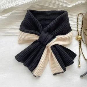 쁘띠목도리 겨울 미니 머플러 커플 쁘띠 로즈스톤 커플 따뜻한 니트