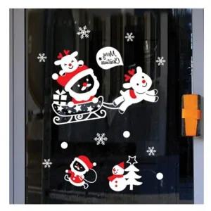 ( )겨울X MAS 스티커 빨간모자산타 DIY인테리어 스티커 크리스마스 산타