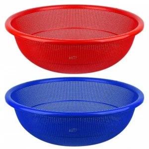 sh) 채반 원형 12 색상 플라스틱 랜덤 바구니 소쿠리 호