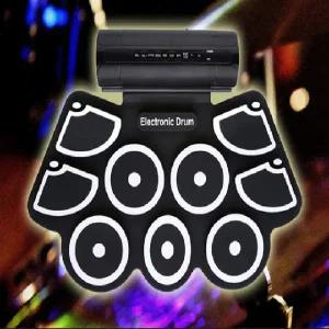 (옵션 휴대용 전자드럼)휴대용 컴퓨터 태블릭 휴대폰 전자 드럼 세트 어린이날 어린이 선물 생일 크리스마