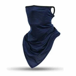 쿨 메쉬 얼굴 목 햇빛 차단 멀티 롱 스카프 블루