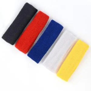 테니스 운동용 땀흡수 스포츠 헤드밴드 머리밴드 컬러풀 헬스장 조깅