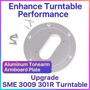 알루미늄 톤암 암보드 플레이트  SME 3009 3010R 턴테이블용 업그레이드 교체품  향상된 성능의 포노 액세