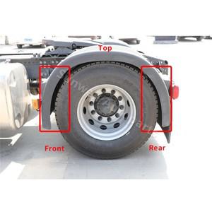 호환 유럽 트럭 본체 부품 휀다 트랙터 플라스틱 후면 머드 가드 1357599 백 미들 스카니아의 경우