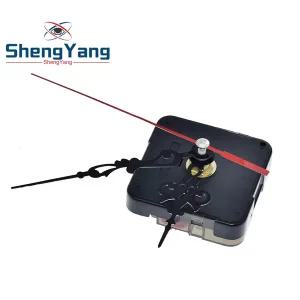 전문적이고 실용적인 TZT 석영 벽시계 운동 메커니즘 DIY 수리 도구 부품 키트 빨간색 손