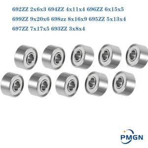 10PCS ABEC-5 693ZZ 693Z 693 ZZ 베어링 3x8x4mm 미니어처 볼 베어링 6193ZZ EMQ Z3 V3 Mini