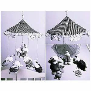 아기모빌 오르골 흑백모빌 토돌이 신생아모빌