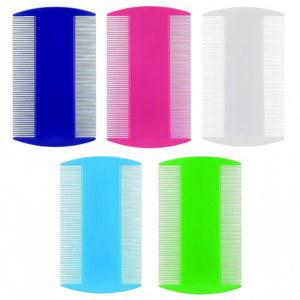 얌플란 벼룩 빗, 5팩 양면 파인 이빨 반려동물 그루밍 고양이 강아지를 위한 비듬 제거