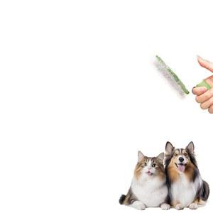 고양이 개를 위한 벼룩 빗, 클릭 셀프 클리닝 반려동물 제모 길고 짧은 스테인리스 스틸 금속 이빨, 털갈이 및 엉킴 방지용 (1개)