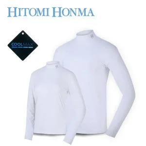 [하프클럽/히토미혼마]히토미 혼마 UV차단 쿨맥스 기능성 냉감 쿨티셔츠 골