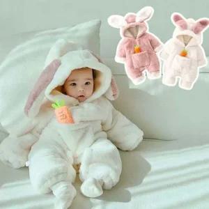 당근주머니 토끼 아동후드 방한우주복 205237