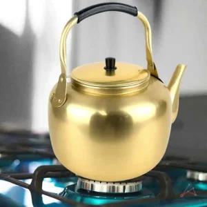 옛날 양은 노란주전자 10L