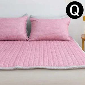 마이크로화이바 논슬립 패드 퀸 Q 핑크 카페트겸용 침대패드 패드 침대매트 퀸침대매트 퀸매트