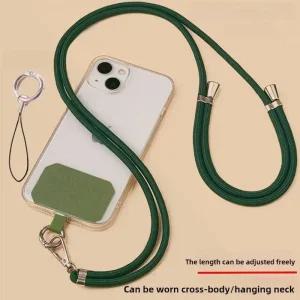 도난방지스트랩 핸드폰 휴대폰 스마트폰 크로스 바디 줄 목걸이 스트랩 휸대폰 클립 긴 분실 방지