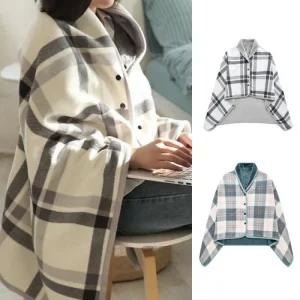 다용도 극세사 케이프 무릎담요 ELS-016