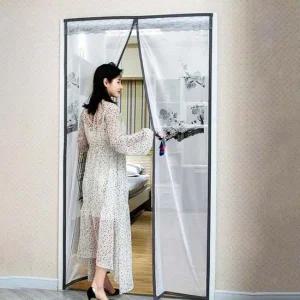 새장 모기장 100x220cm 베란다 현관 창문 가림막 입구 문틀 출입문 미세망 도어