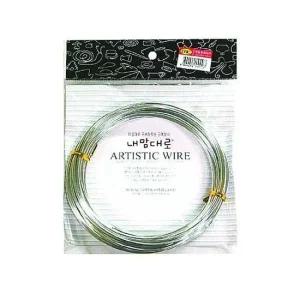 칼라공예철사(2.5) (은색-낱개1개입)