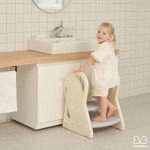 베네베네 2단 3단 라운드 트랜스폼 유아 아기 발 디딤대 계단 발판