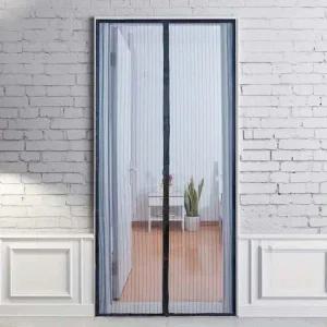 모기안녕 자석 문 모기장 출입 현관 방충망 90x210cm 방문모기장 탈부착모기장