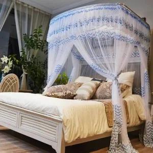 캐노피 모기장 침대용모기장 침대모기장커튼 모기차단 침대캐노피 실내모기장