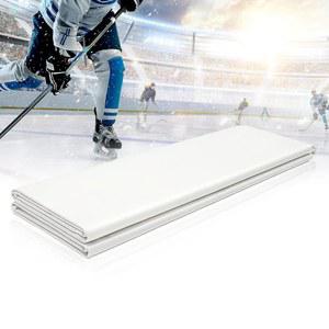DRKSBESTO 화이트 7 밀 아이스링크 라이너 - 백야드 아이스링크 키트 라이너 - 홈 하키 연습 및 아이스 스케이팅 훈련을 위한 야외 아이스링크 라이너 DIY 뒷마당 링크 타프