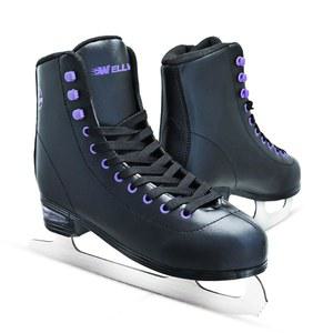 여성용 웰원 아이스 스케이트, 에어 쿠션이 있는 피겨 스케이트, 클래식 화이트 피겨 스케이팅 신발 사이즈 5 6 7 8 8 8 8.5 9 10.5 실내 및 실외용 벨베티 안감 포함