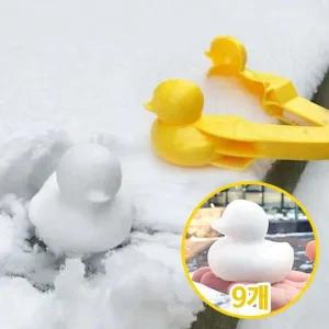 [스노우덕] 스노우볼메이커 오리집게 눈집게 눈오리 9개