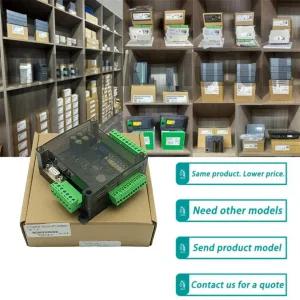 WS3U FX3U-14MR SEEKU PLC 산업용 제어 보드 8 입력 6 출력 아날로그 6AD 2DA Modbus RS485 RTU RTC 케이스