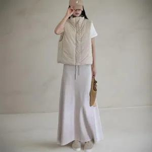 [다잇템] 여성 집업 베스트 스냅 빅사이즈 골덴 단추 베스트