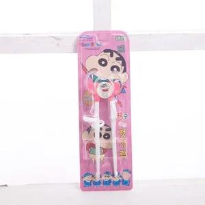 짱구 젓가락 색상랜덤 전사 핑크 어린이 아기젓가락