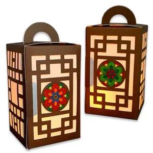 추석 은은한 전통문양 등불(5인용) 송편