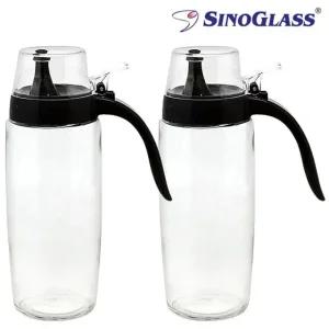 소스오일병 500ml (블랙) 2P 기름 식초 드레싱 양념통