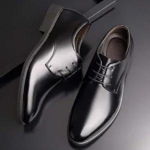 남성 겨울 기모 털안감 캐주얼 유광 정장 구두 블랙 남성구두 겨울구두 캐주얼구두 정장구두 블랙구두