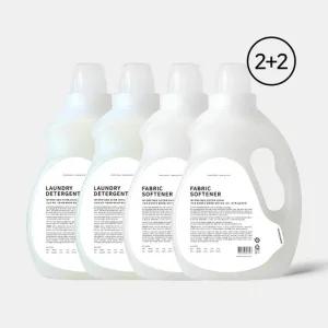 [에브리케어][2+2]대용량 유아세제 2ea+섬유유연제 2ea 2100ml