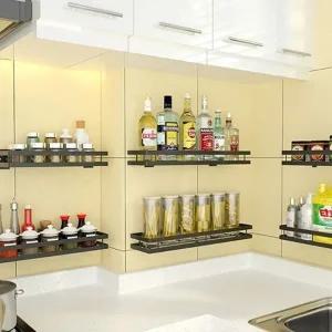 키밍 주방 양념통 선반 벽걸이 정리대 수납 거치대 다용도 선반