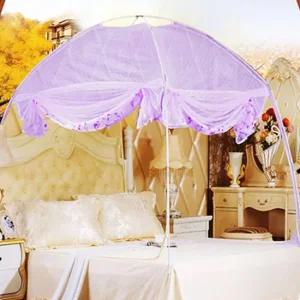 모기장 180x220cm 퍼플 아파트 경량 거실 전용가방 레이스 바닥일체형 텐트형 벌레