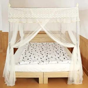 침대 모기장 173x173cm 방충 방풍망 사각 미세원단 로맨틱 디자인 날파리 아파트 아기