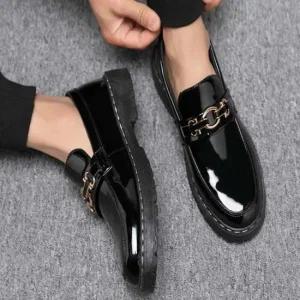 남성 에나멜 로퍼 웰트화 유광 남자 정장구두 신사화 남자신발 남성구두 웰트화 로퍼