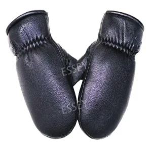 장갑 벙어리 남자 방풍 겨울 야외 두꺼운 가죽 남성용화이트 오토바이