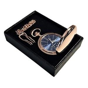 포켓 시계 1개, 빈티지 스타일 각인 선물 상자 , 스테인리스 체인 및 신랑 들러리, 커플 결혼식을 위한 들러리