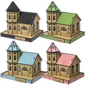 3D나무입체퍼즐 미니빌리지 A3 하우스 -그린