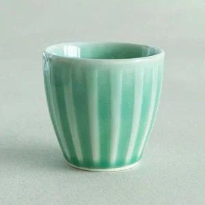 이천도자기 ZL13FC45 비취연 물컵 8.5cm 물컵 물잔 음료컵