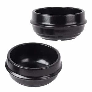 국산 UH24IB14 업소용 뚝배기 계란찜 국밥 된장 찌개 돌솥 3호