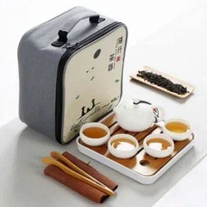 티앤차 YT22GN20 여행용 다기세트 다관 찻잔 휴대 다도세트